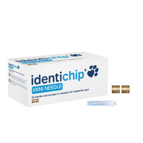 identichip Mini Needle - 1.4mm x 9.2mm ISO microchips